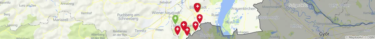 Map view for Pharmacies emergency services nearby Zemendorf-Stöttera (Mattersburg, Burgenland)